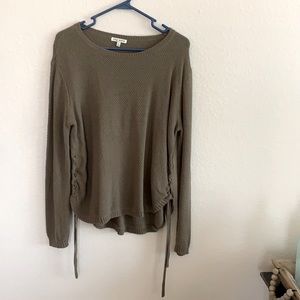 Side Tie Sweater